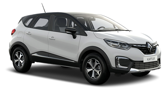Renault Kaptur I Рест — Белый с черной крышей