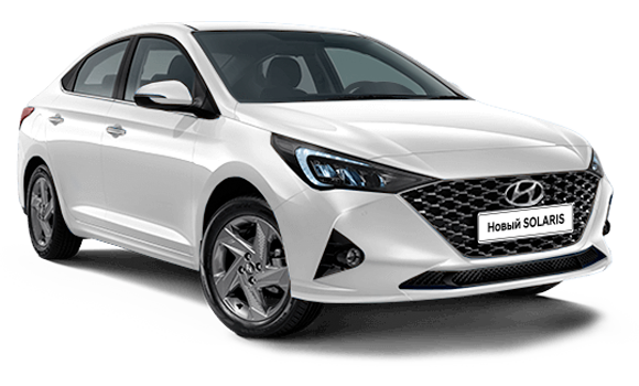 Hyundai Solaris II Рест — Белый