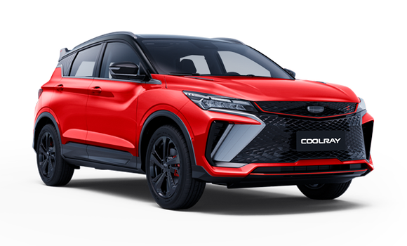 Geely Coolray I Рест — Красный
